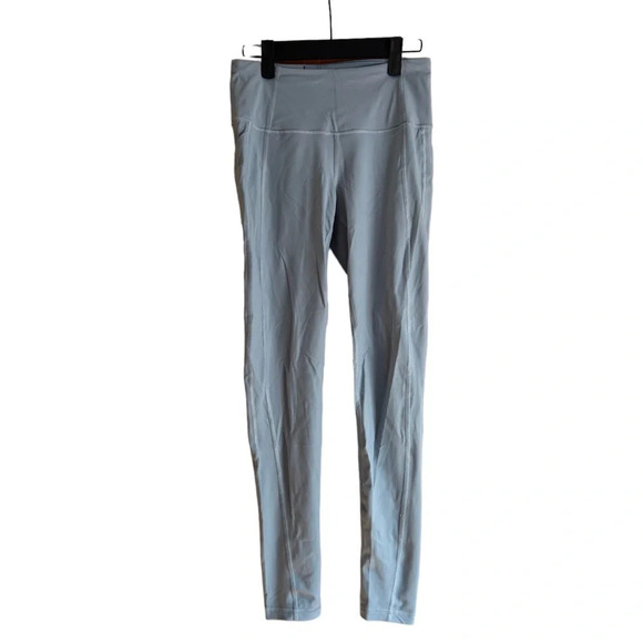 VICTORIAS SECRET KNOCKOUT SLATE BLUE TIGHTS - Picture 1 of 4